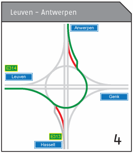 nieuwe aansluiting Leuven-Antwerpen